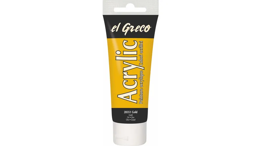 KREUL el Greco Metallic-Acrylfarbe 75 ml Tube 75 ml gold