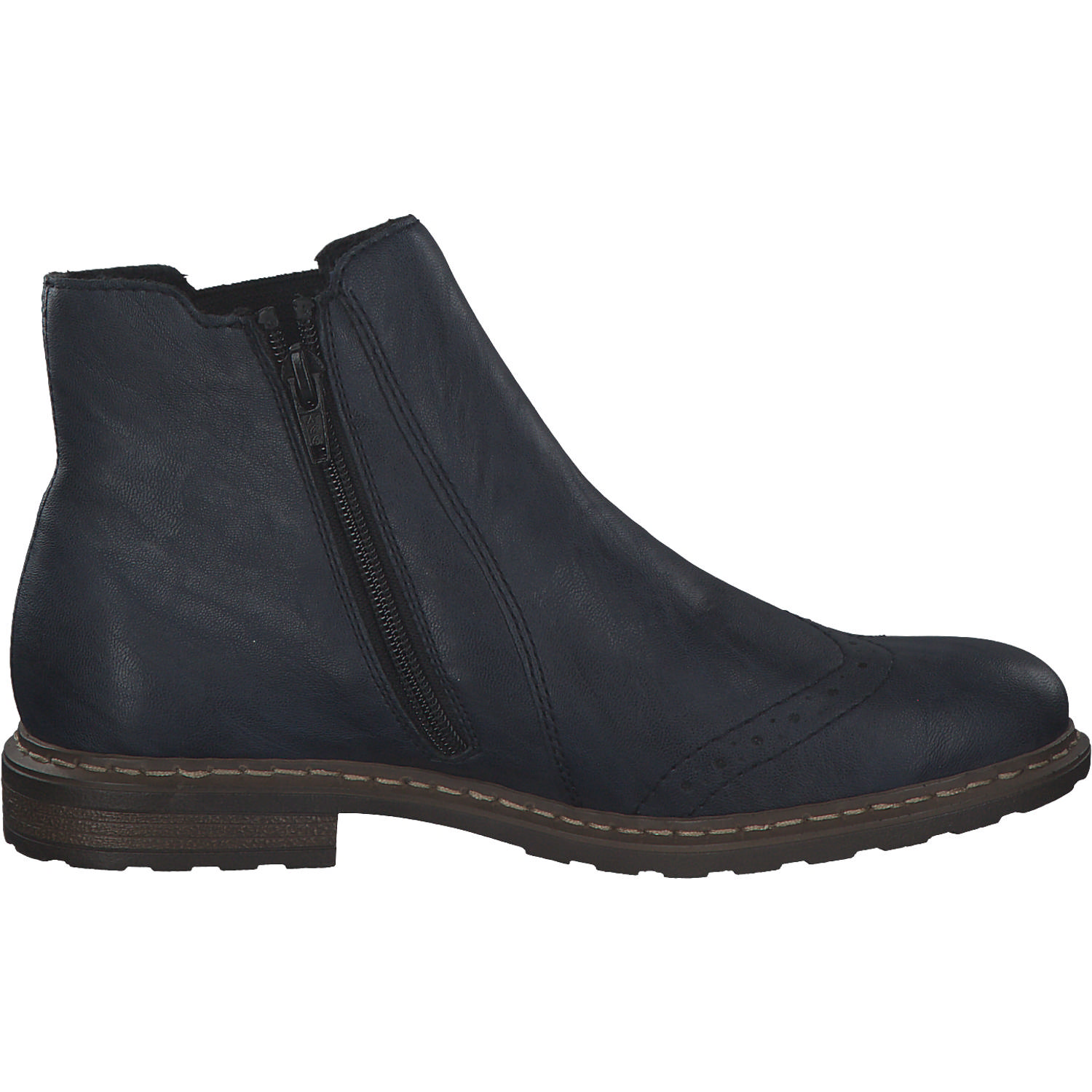 Rieker 71072, Chelsea Boots, Damen, Blau