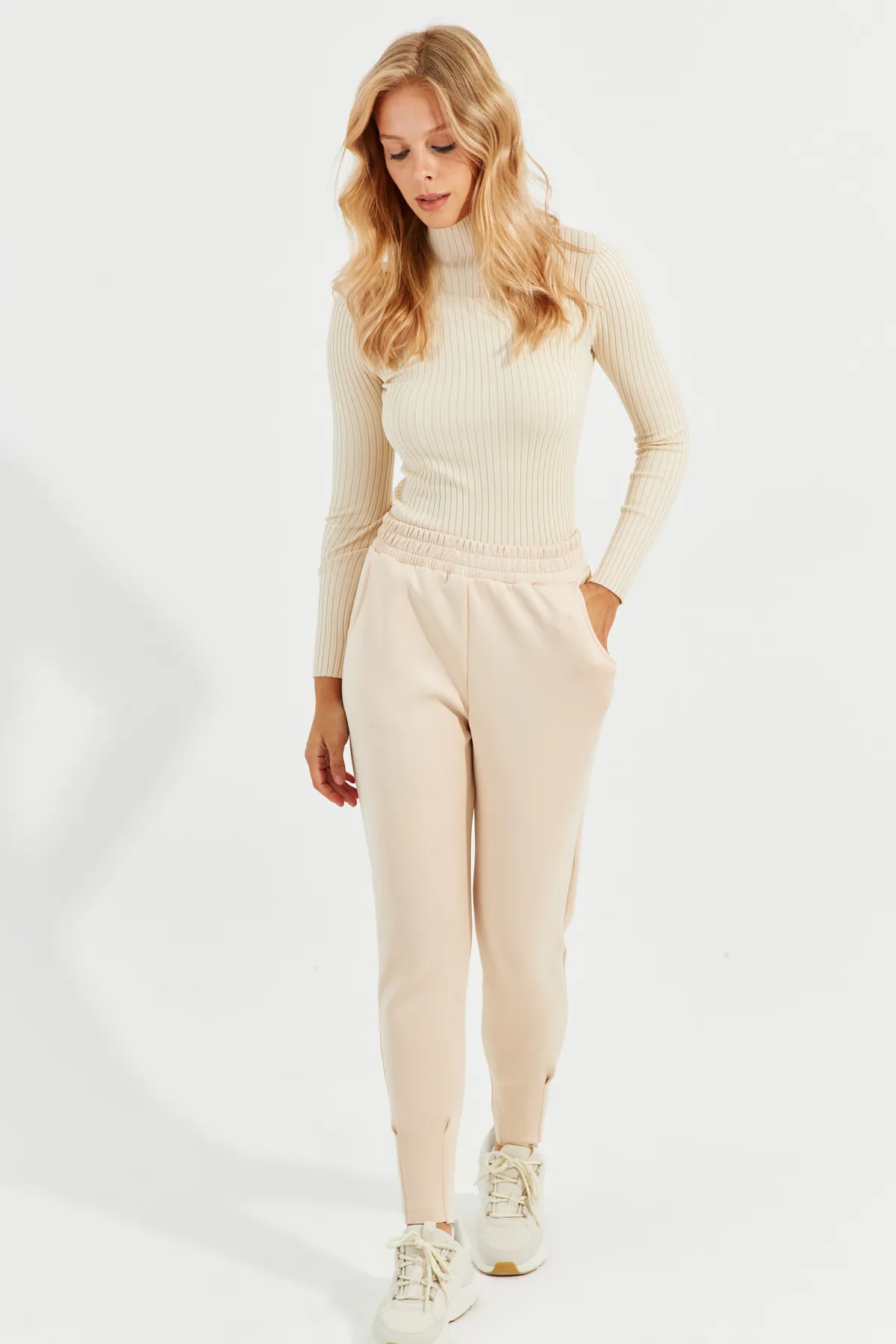 Cool & Sexy  Damen Vanilla Skuba Pocket Jogginghose MİW77