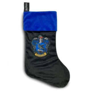 Harry Potter Ravenclaw Fleece Christmas Stocking Black/Blue with Embroidery Graphics