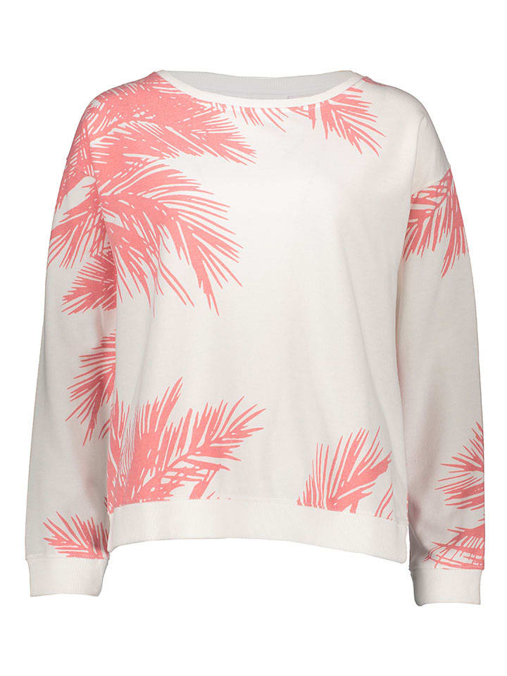 Juvia Sweatshirt in Weiß/ Pink günstig kaufen