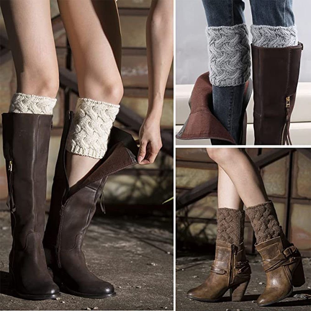 Lubgitsr Beinstulpen Warme Stulpen Damen. Beinstulpen Damen für Winter, wenn es Kalt ist. (4-St)