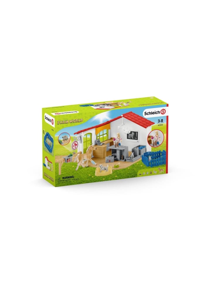 Schleich Farm World Tierarzt-Praxis mit Haustieren in Mehrfarbig ab 3 Jahre günstig kaufen onesize