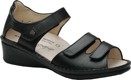 FINN COMFORT Komfort Sandalen schwarz Fes