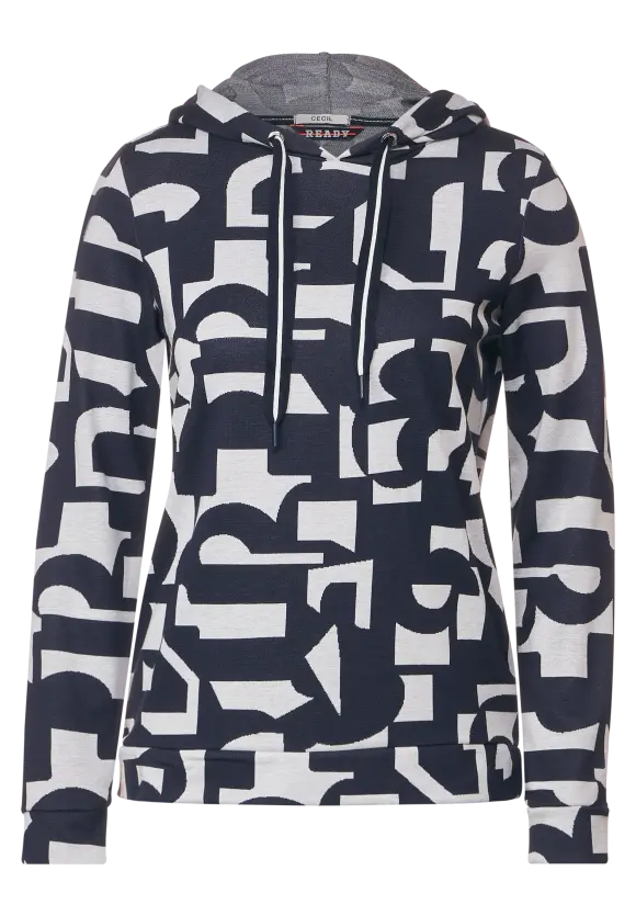 CECIL Kapuzenshirt mit Print