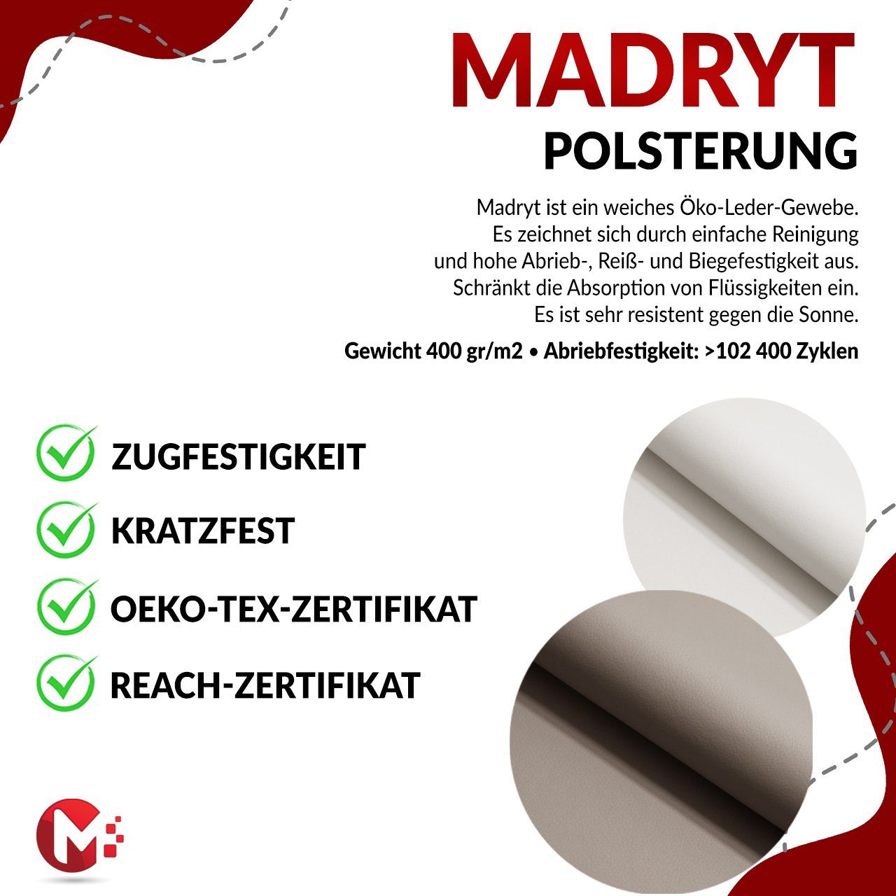 MKS MÖBEL Boxspringbett ALBERO 1, Doppelbett, Multipocket-Matratze, Eiche Holzrahmen, Praktisch