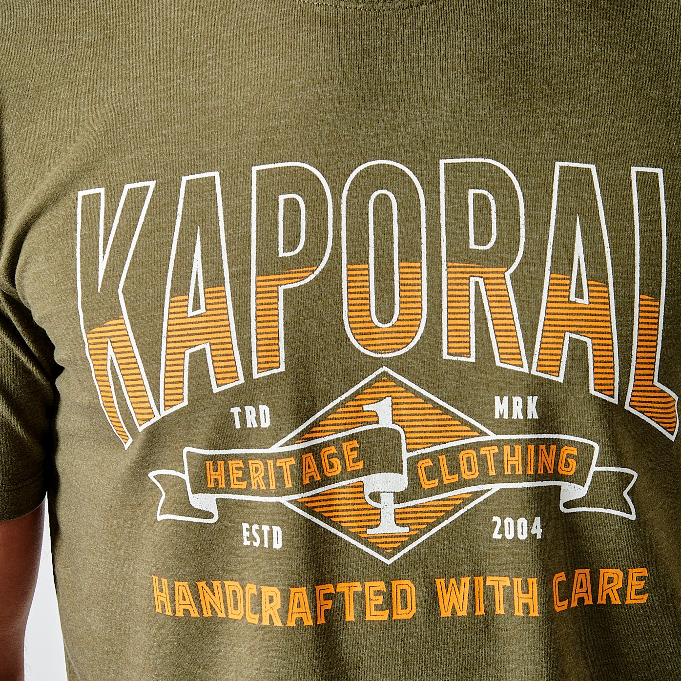 BRODI  T-shirt kaki homme