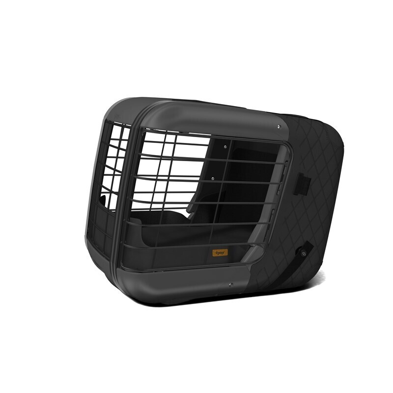 4pets Transportboxen & Gitterboxen 4pets Transportbox Caree black series