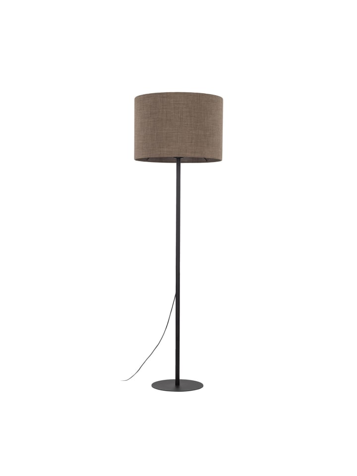 Licht-Erlebnisse Stehlampe in Schwarz Braun günstig kaufen onesize