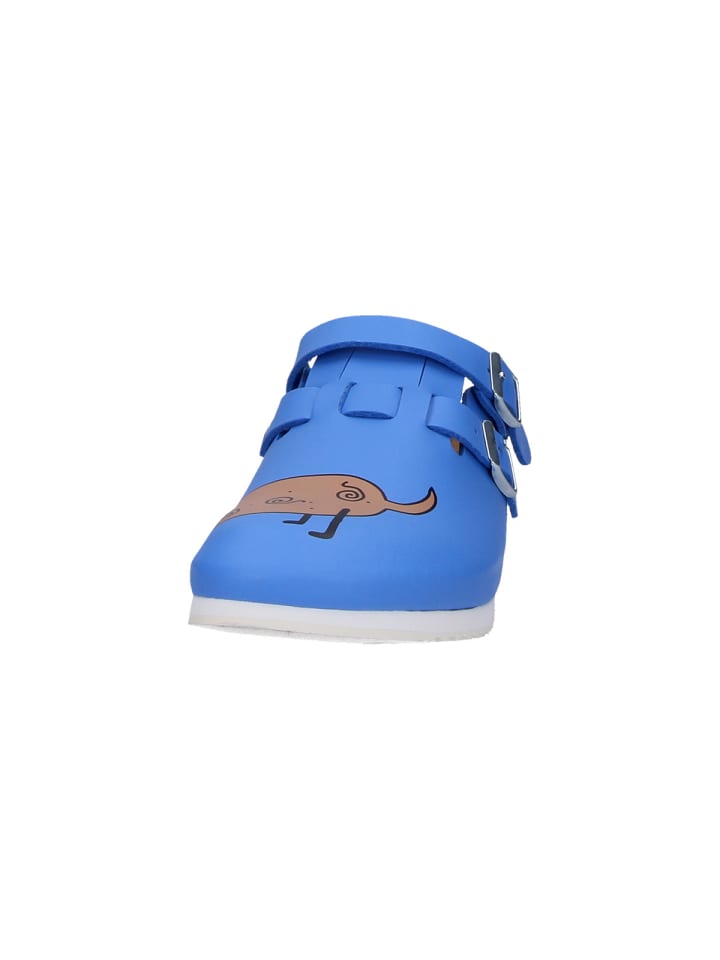 Birkenstock Pantoletten Kay SL in Hund blau günstig kaufen