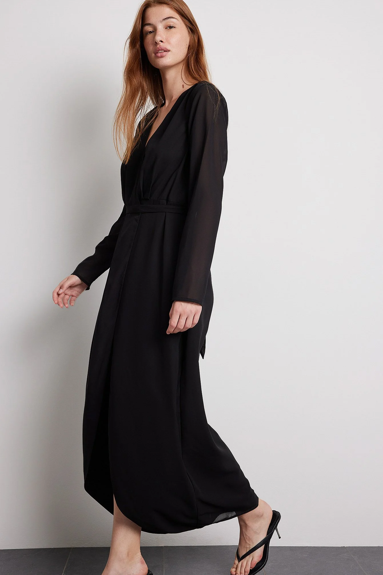 Maxikleid mit Overlap
