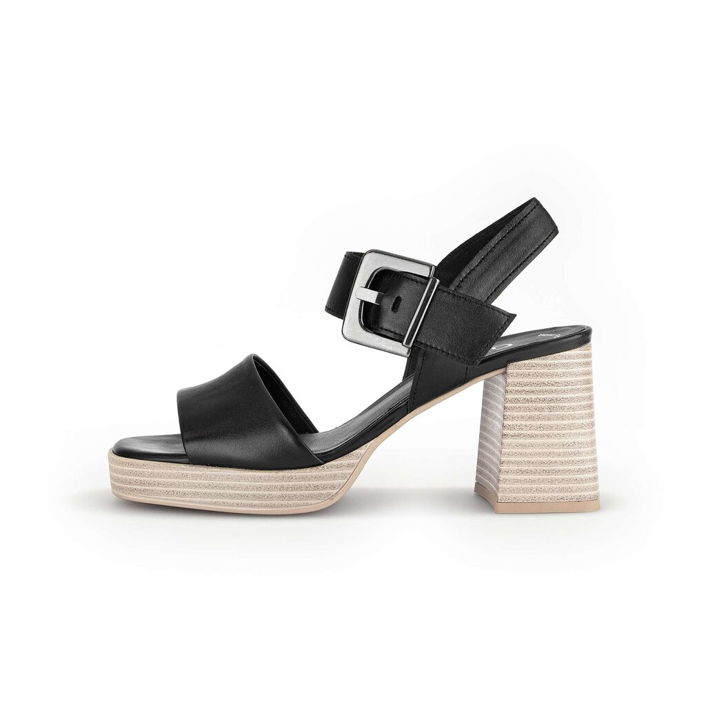 Gabor fashion Plateau Sandale schwarz