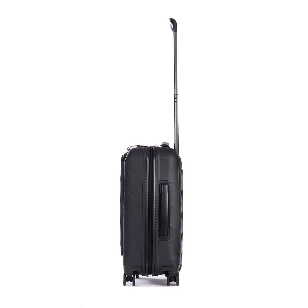 Stratic Leather&More - Hartschalen-Koffer S (mit Vortasche) - Matt Black
