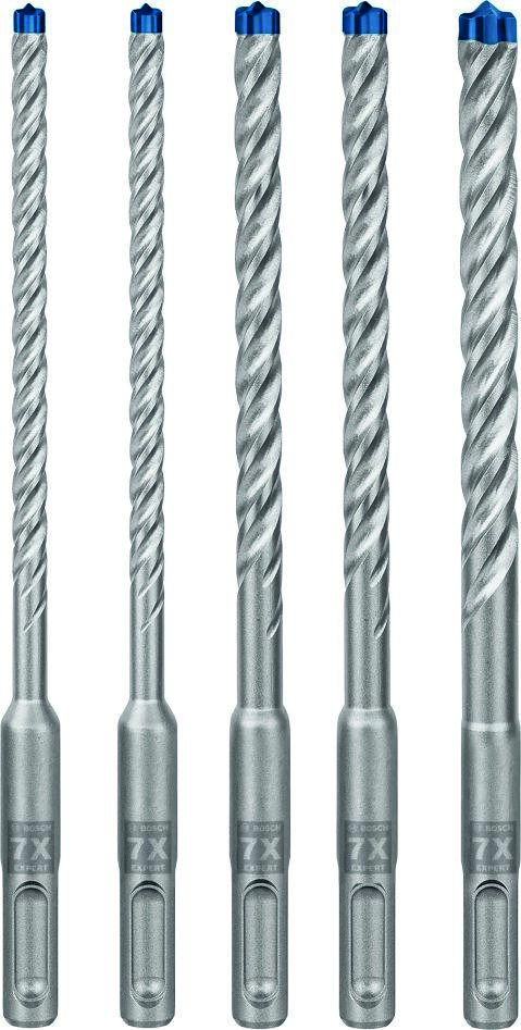 Bosch Blue Zubehör 2608900198 Expert SDS plus-7X Schlagbohrmaschinen-Set 6/6/8/8/10 mm 5-teilig