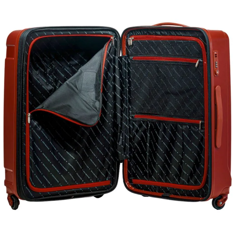 Swiss Bags Tourist Trolley M (65 cm) Erweiterbar - Red Wine
