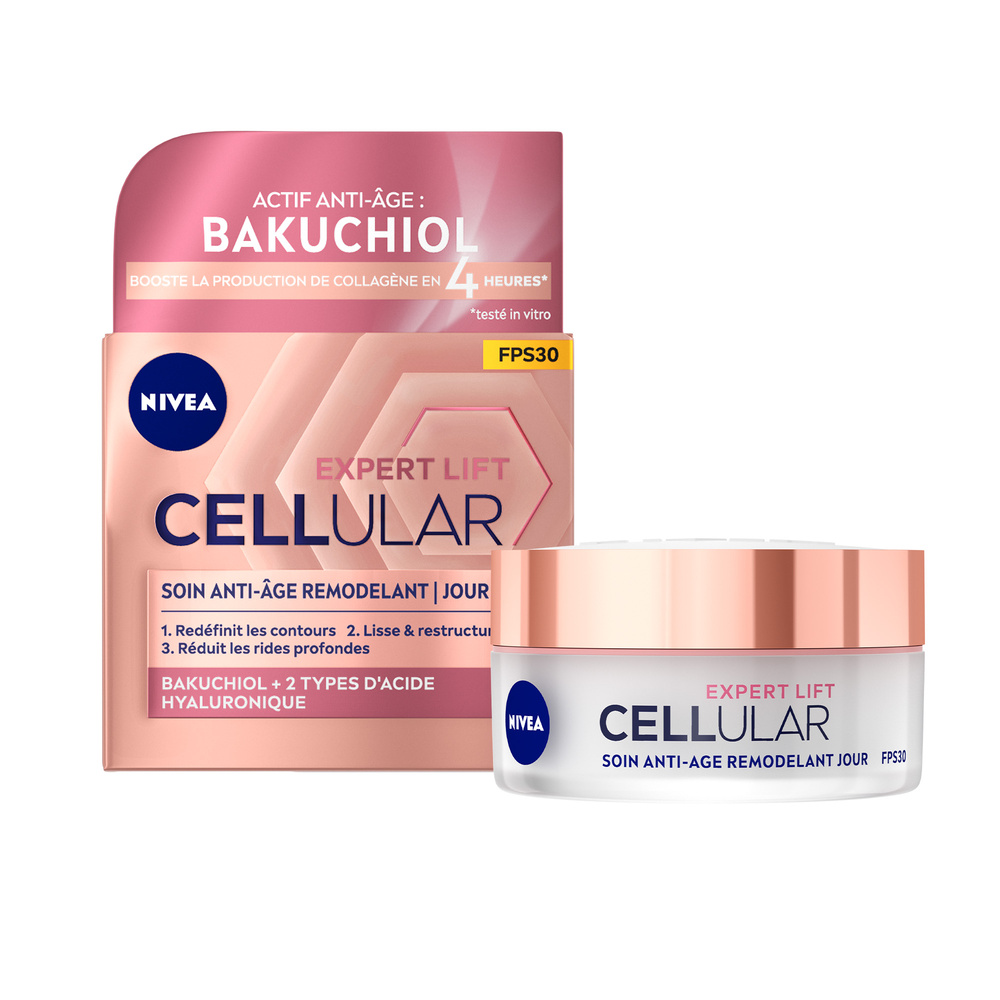 nivea CELLULAR EXPERT LIFT - Crème de jour anti-âge remodelant FPS30 Soin visage anti-âge