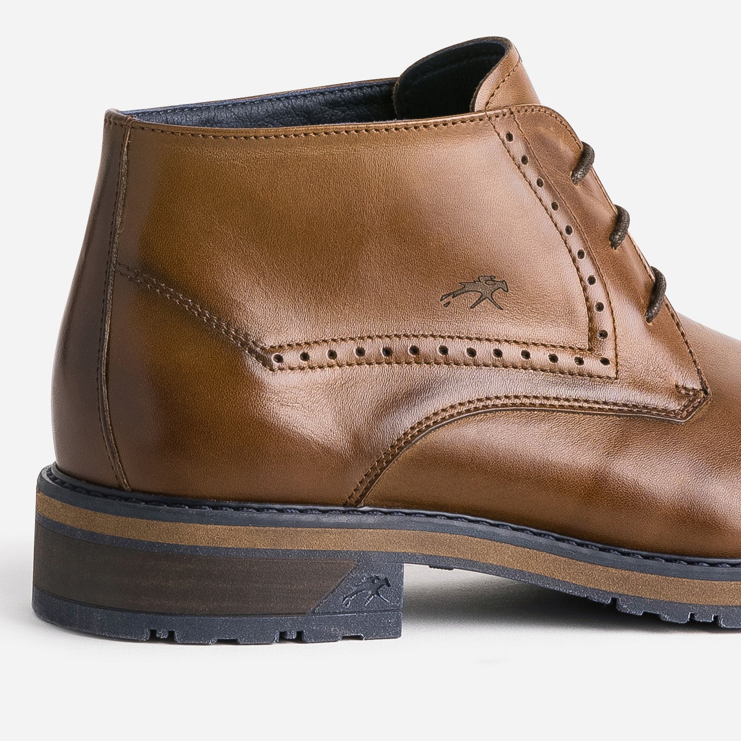 Chukka boots FLUCHOS marron en cuir