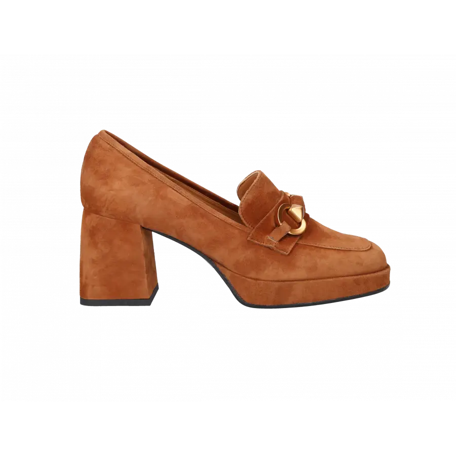 EN AVANT - Pumps 2164 Veloursleder - braun