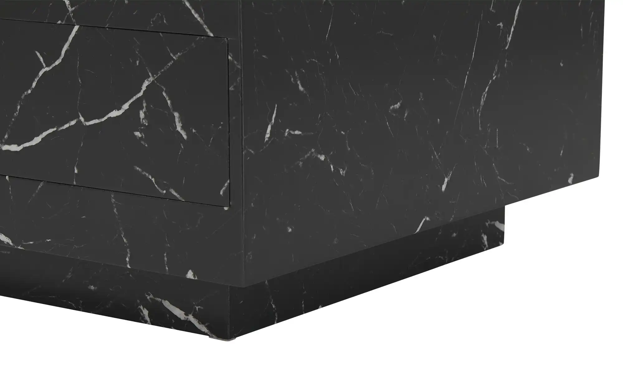 Couchtisch in Marmor-Optik schwarz