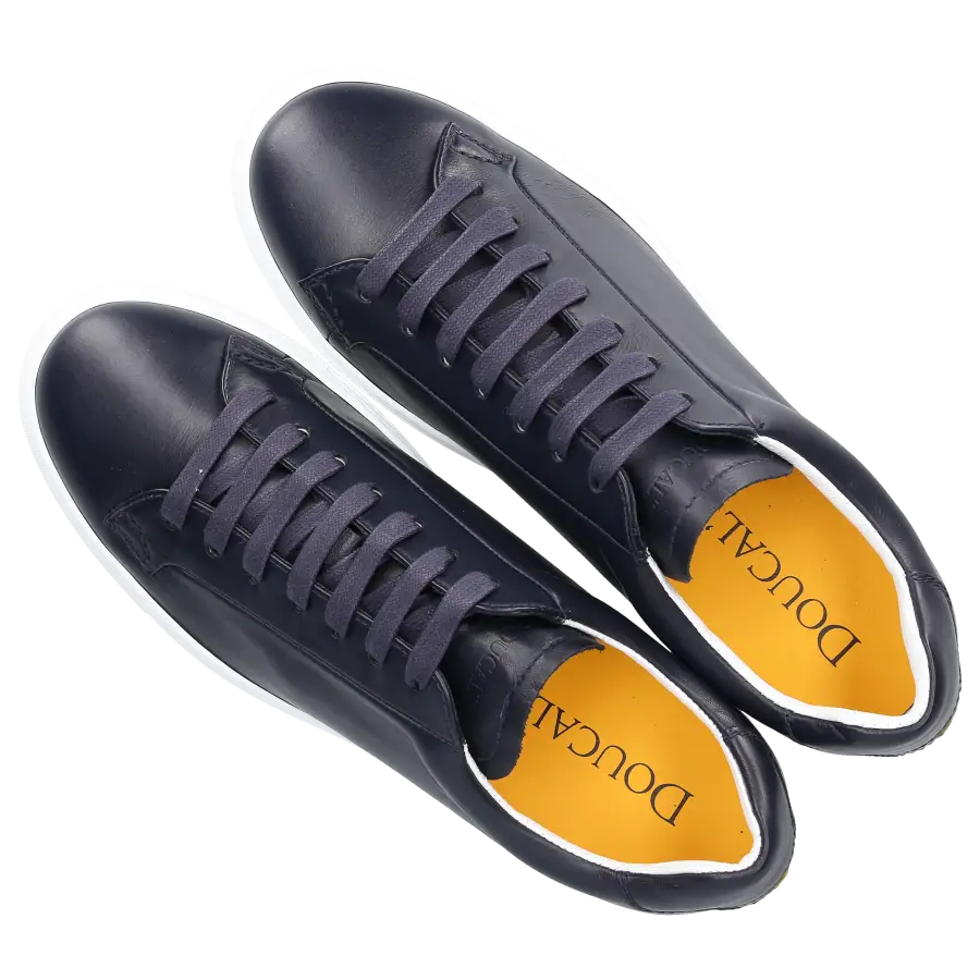 Doucal's - Sneaker low 1796 Kalbsleder - blau