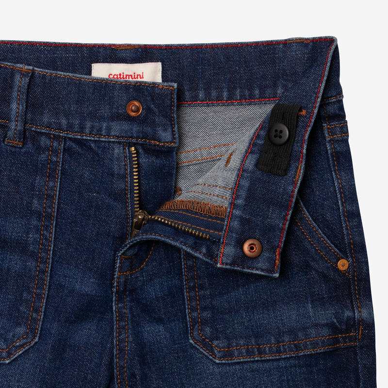 Bermuda garçon jean brut bleu Catimini