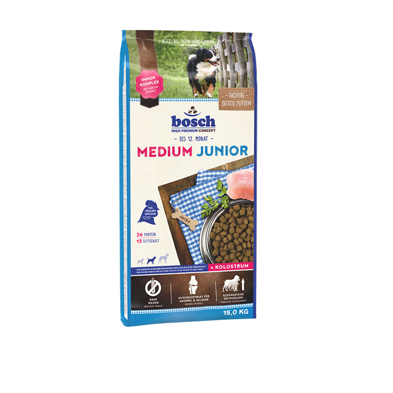 bosch Hundetrockenfutter bosch Medium Junior Geflügel 15 kg