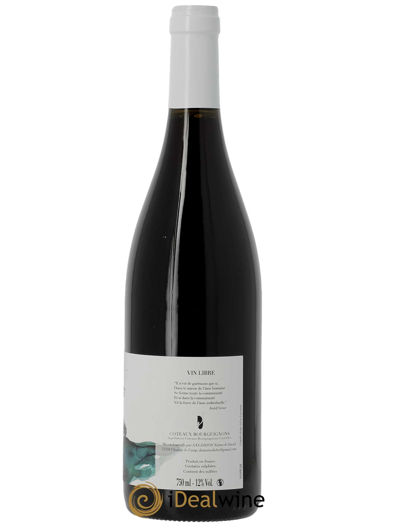 Coteaux Bourguignons Didon (Domaine)  2022 - Lot de 1 Bouteille