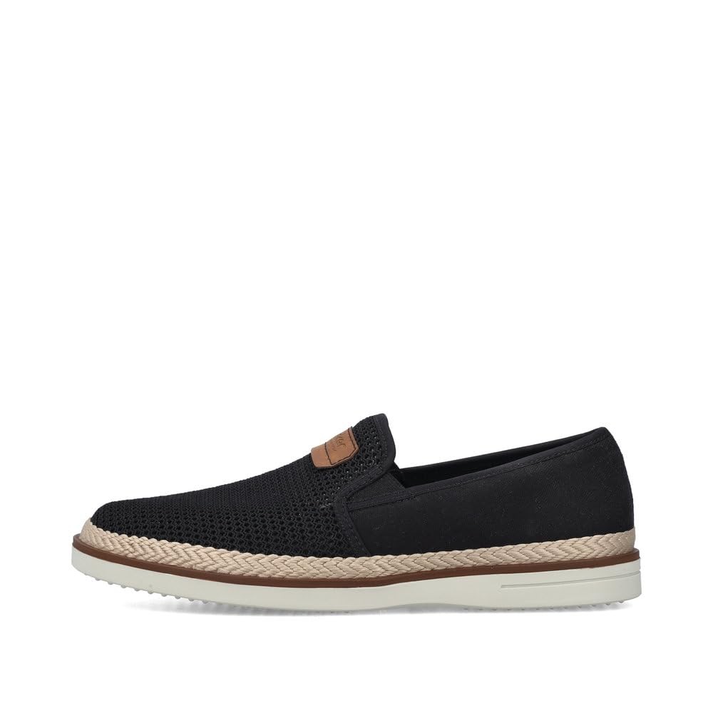 RIEKER Komfort Slipper schwarz