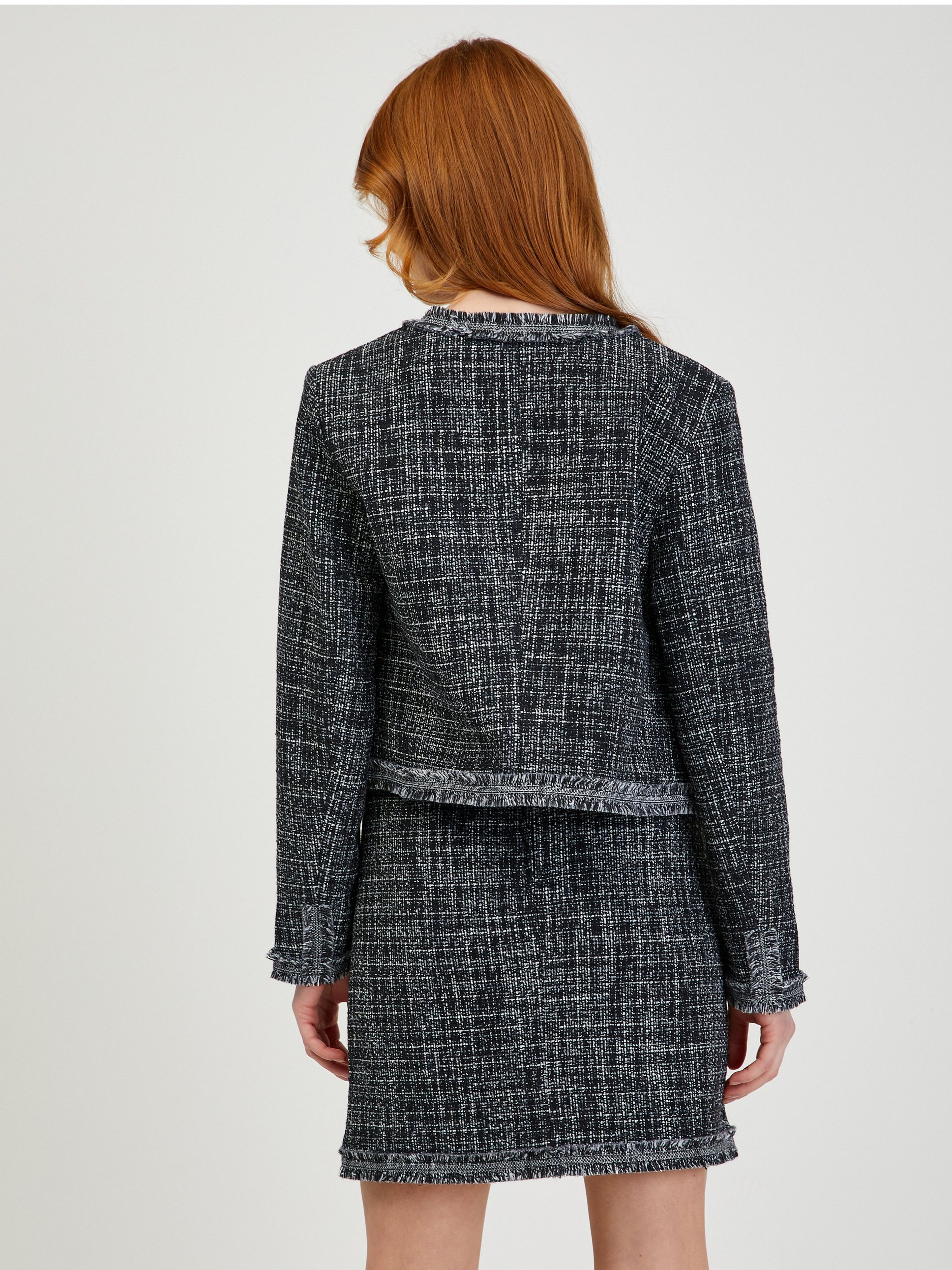 Graues Damen-Tweedsakko ORSAY