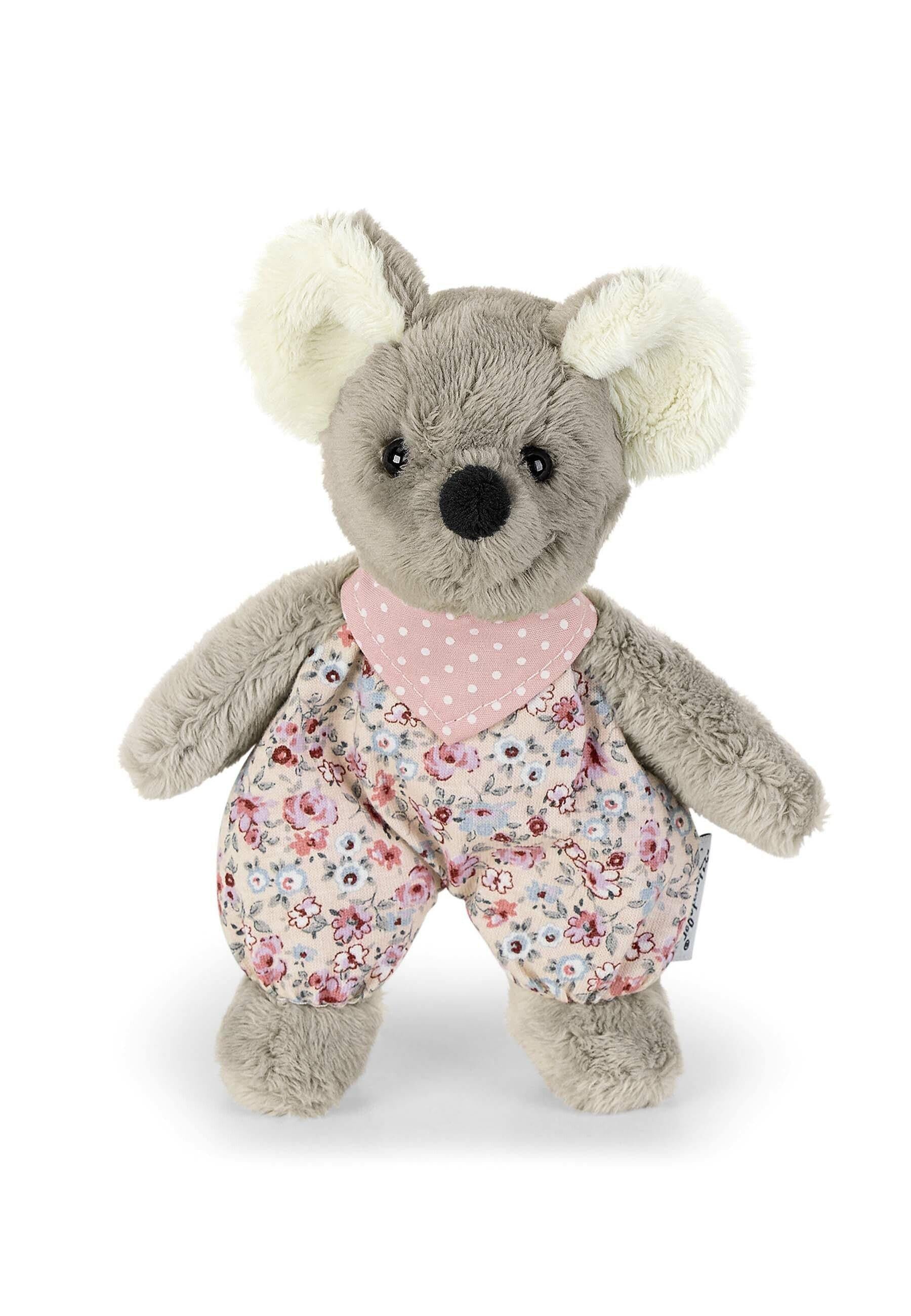 Geschenk-Set Maus Mabel in Rosa und Grau