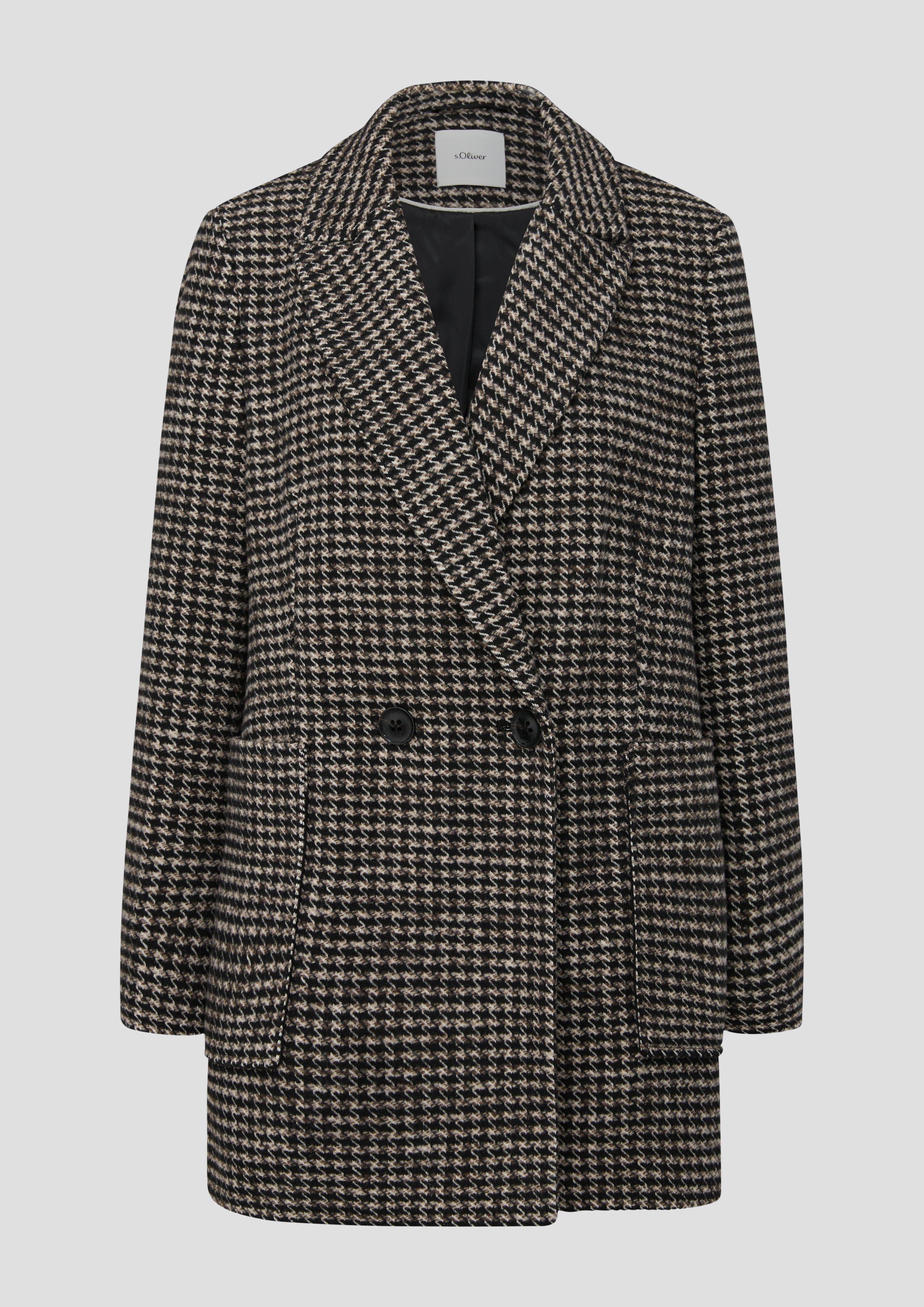 Kurzmantel aus Wollmix  2133539-88N1