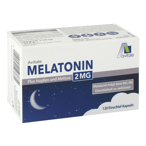 MELATONIN 2 mg plus Hopfen und Melisse Kapseln  120 St  Kapseln