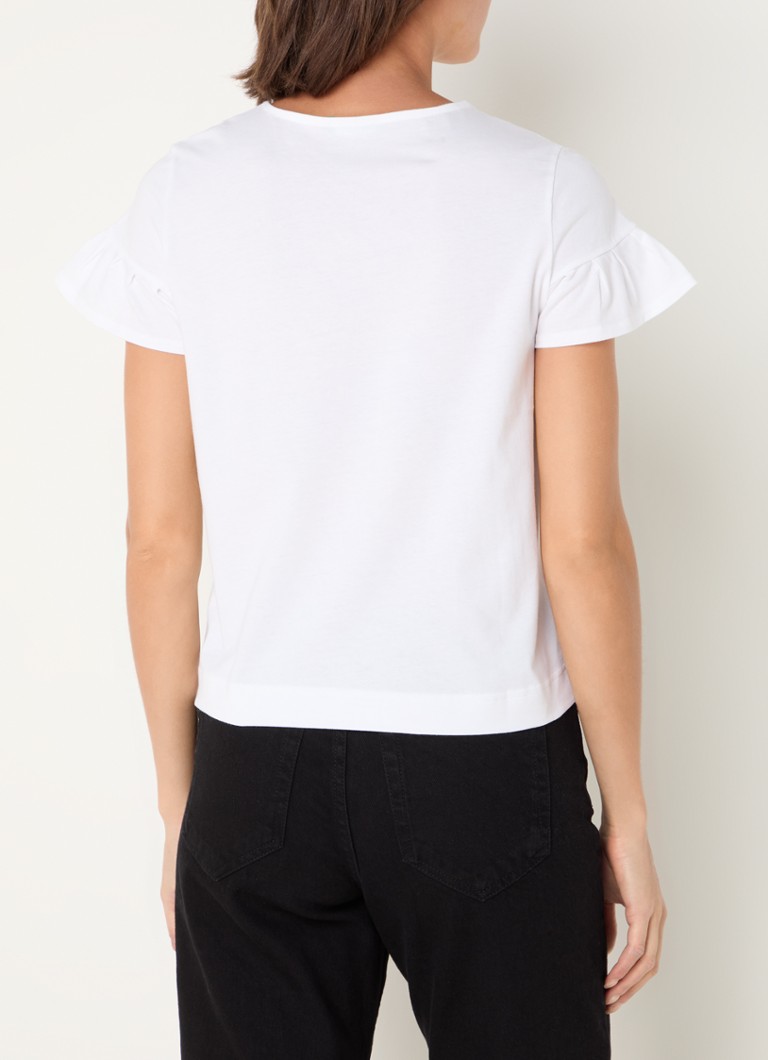 Benetton T-shirt with ruffles