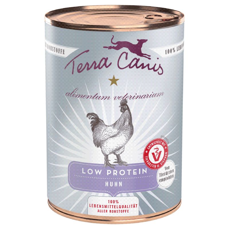 Sparpaket Terra Canis Alimentum Veterinarium Low Protein 12 x 400 g