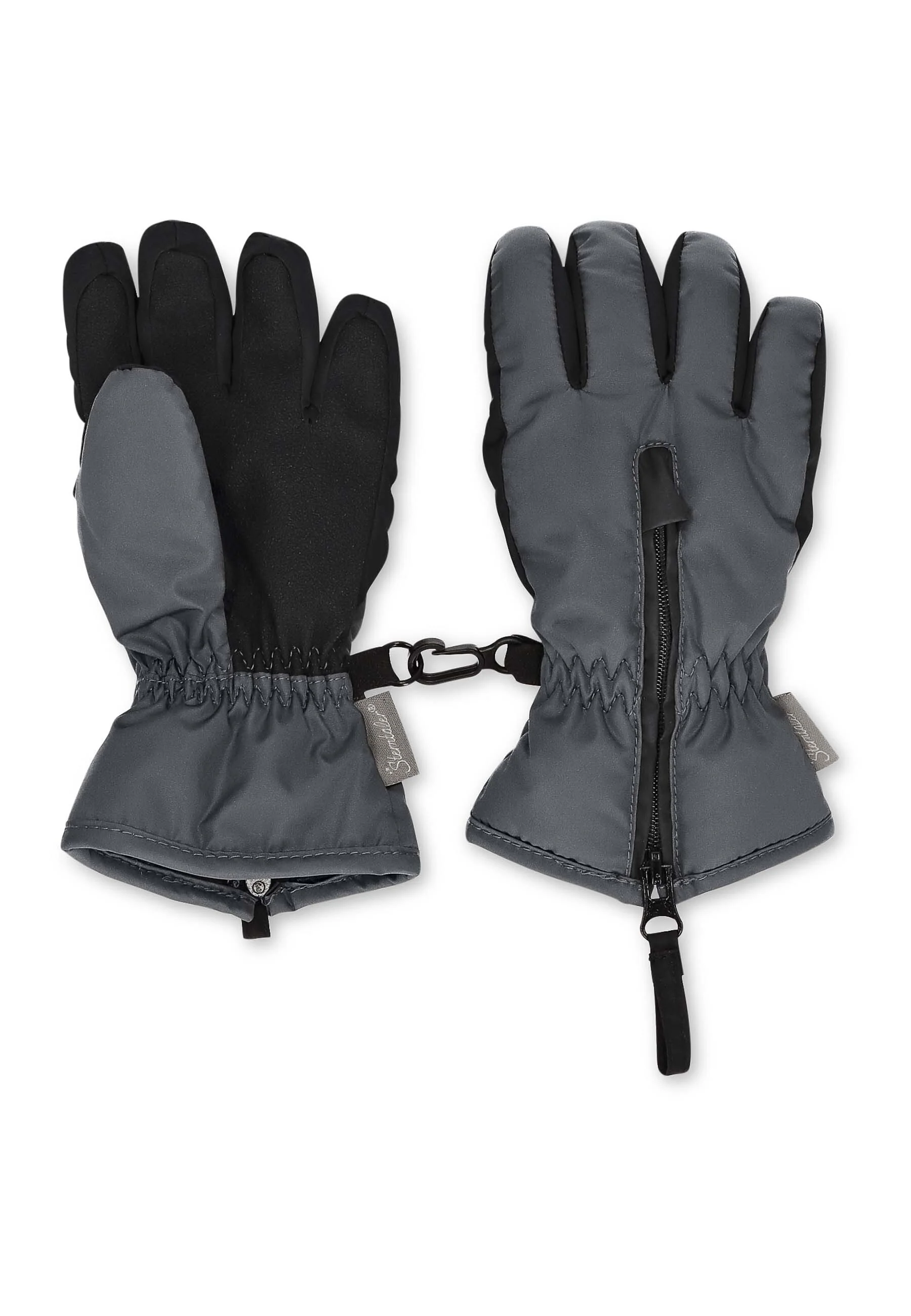 Fingerhandschuh aus Funktionsmaterial, zweifarbig
