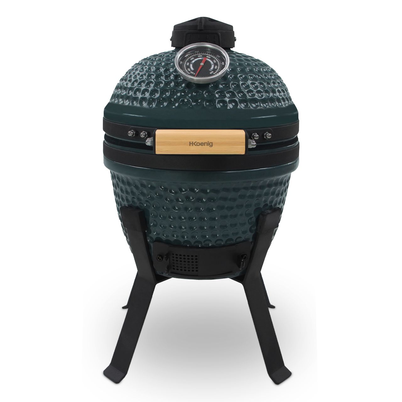 H.Koenig Kamado,YOKO13 H.Koenig, japanischer Keramikgrill, Grillen/Smoker, bis 450°C,eingebautes Thermometer, alle Arten von Grillen