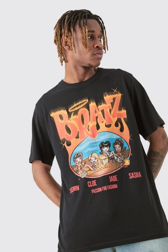 Tall T-Shirt mit Bratz Flammen Print