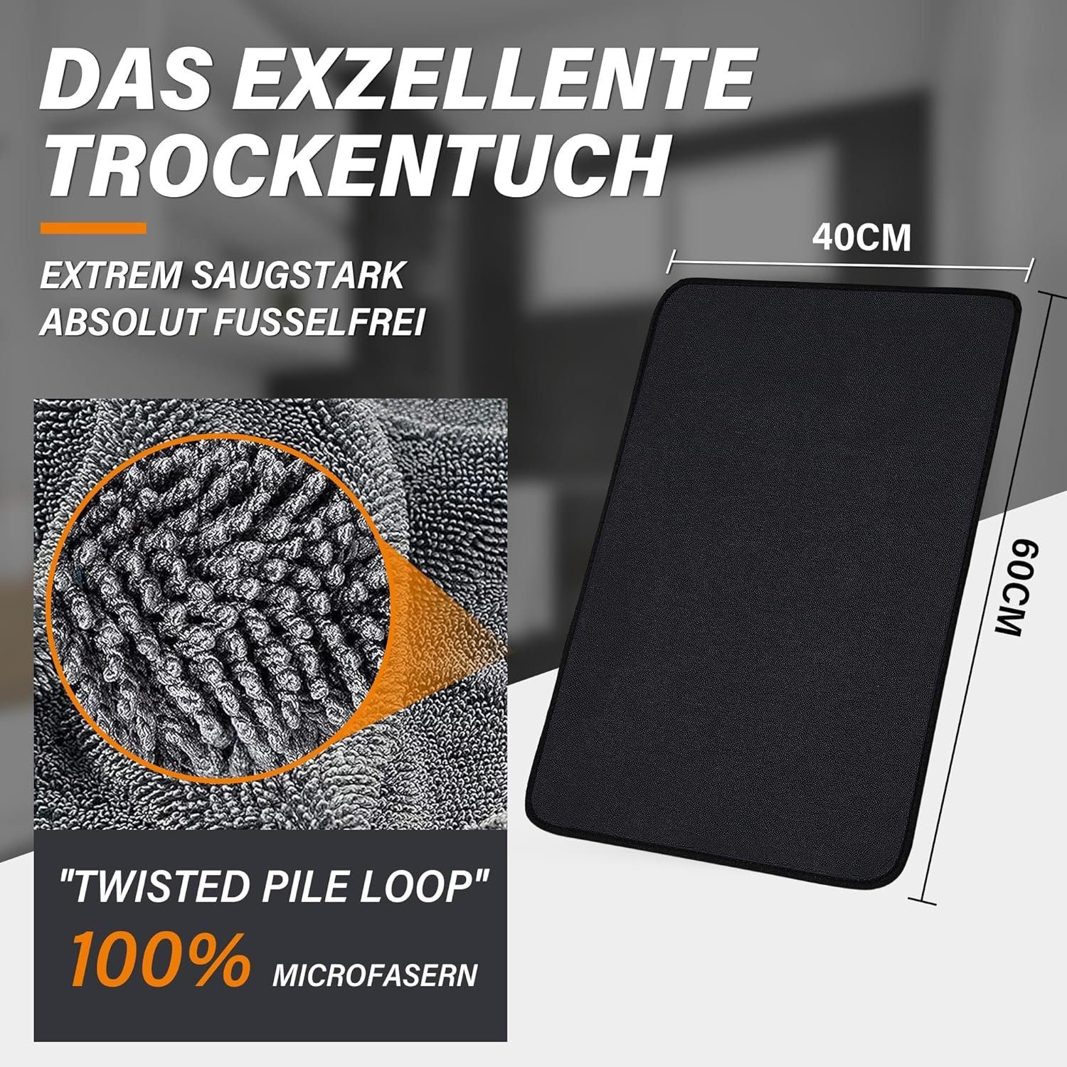 vokarala Badetuch Shiny Bath XXL Trockentuch Fast Dry Trockentuch in Dusche & Bad, (3-St), Duschkabinen Tuch 40x60cm 3 PCS