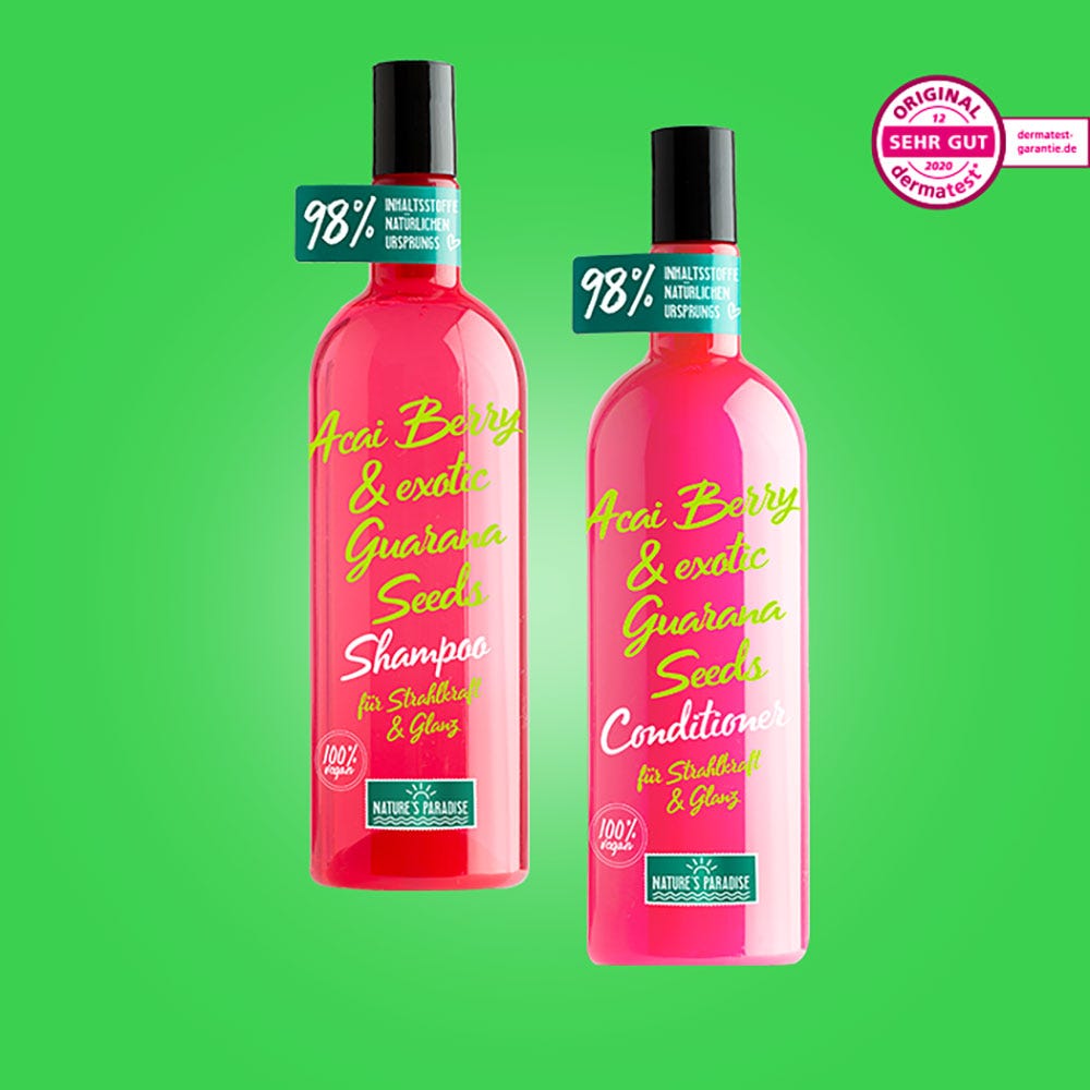 Nature’s Paradise Acai & Guarana Shampoo 375 ml