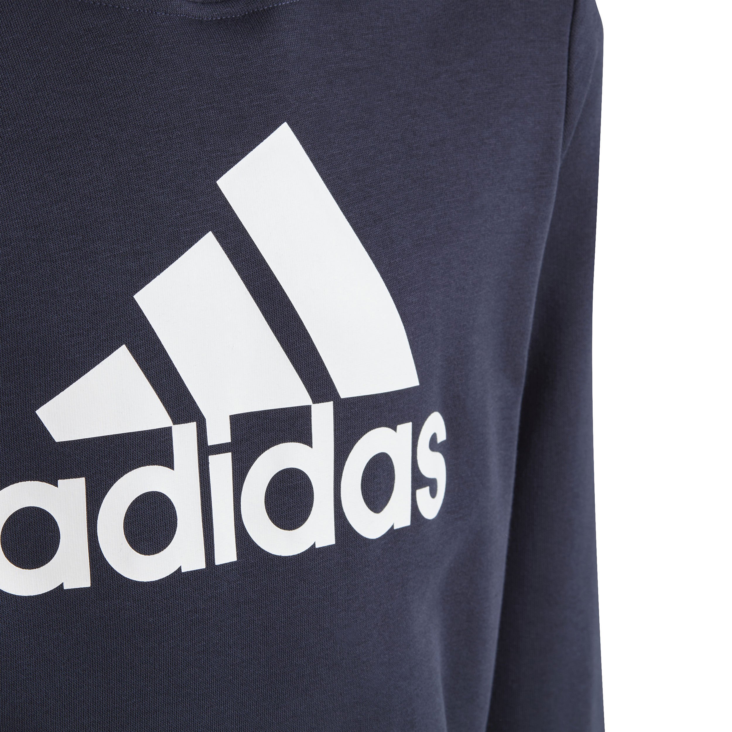 Big Logo Cotton Hoody Jungen - Dunkelblau, Weiß
