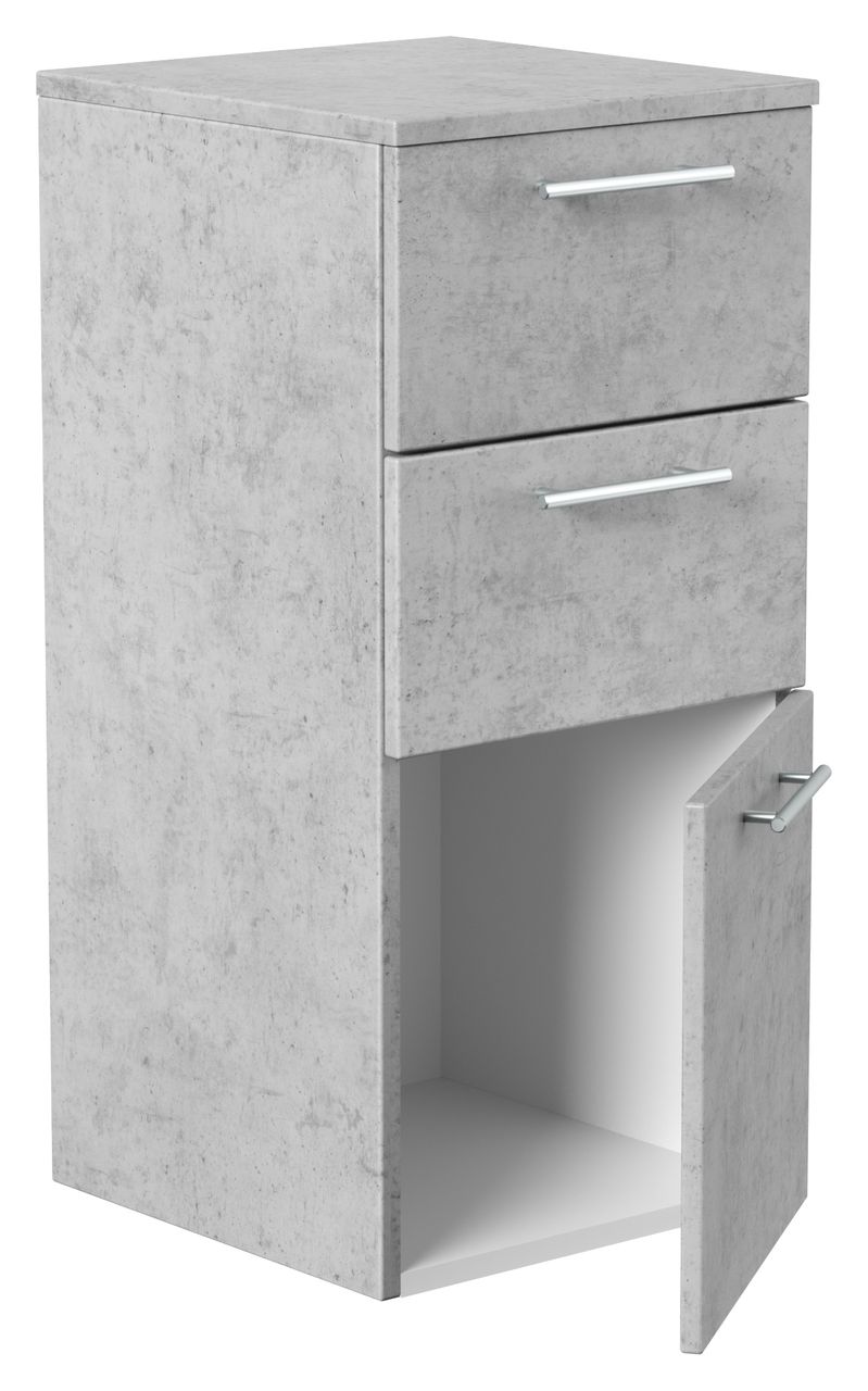 Posseik Badmöbel-Set Teramo 100 cm (6-teilig) Beton EEK: F