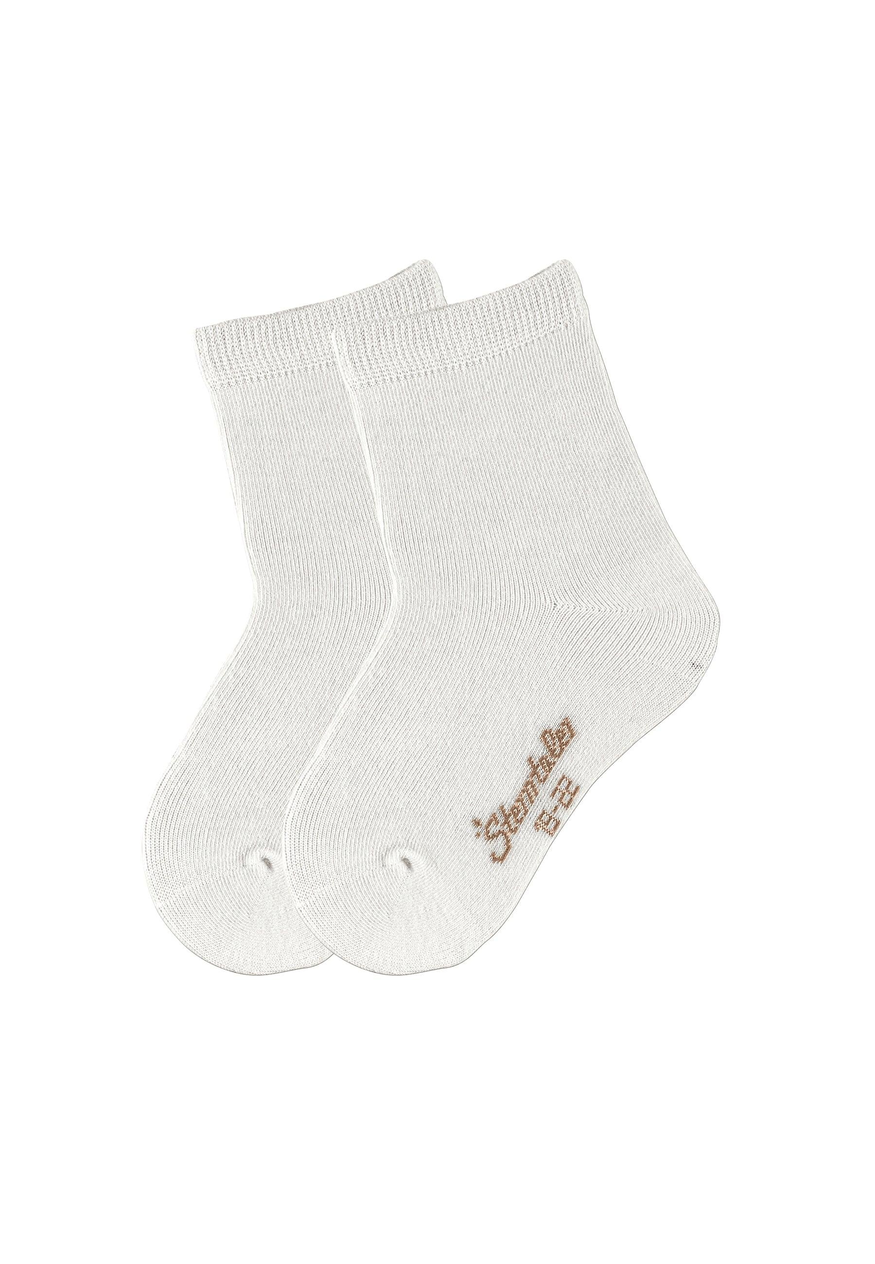 Socken 2er-Pack, uni in 7 Basic Farben