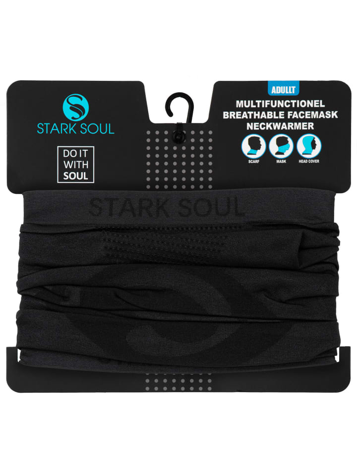 Stark Soul® Seamless Multifunktions Halstuch - Neckwarmer in Schwarz günstig kaufen onesize