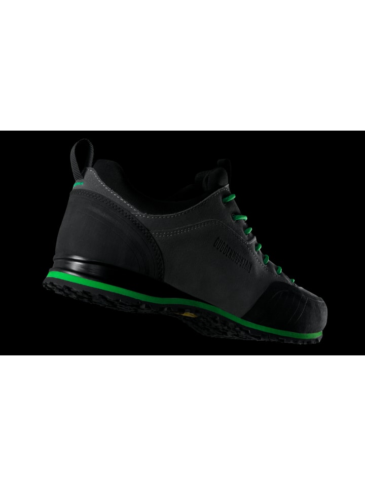 GUGGEN MOUNTAIN Wanderschuhe Gummikappe in Dunkelgrau-Grün günstig kaufen