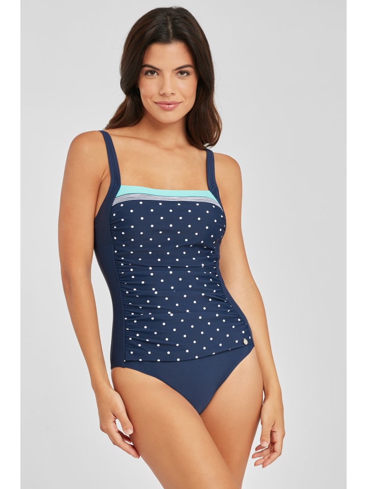 LASCANA Badeanzug in marine-türkis günstig kaufen