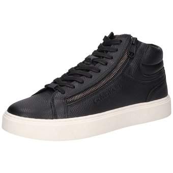 Calvin Klein High Top Lace Up W/Zip in schwarz