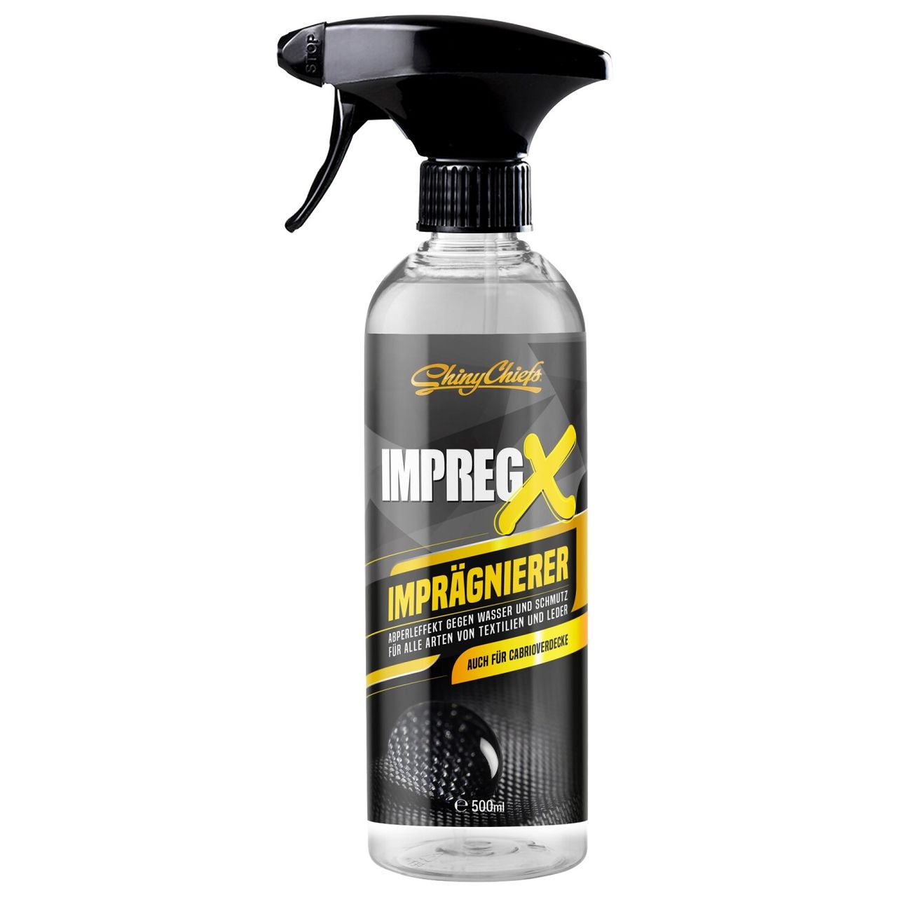ShinyChiefs IMPREG X - IMPRÄGNIERER Wasserabweisendes Textil 500ml