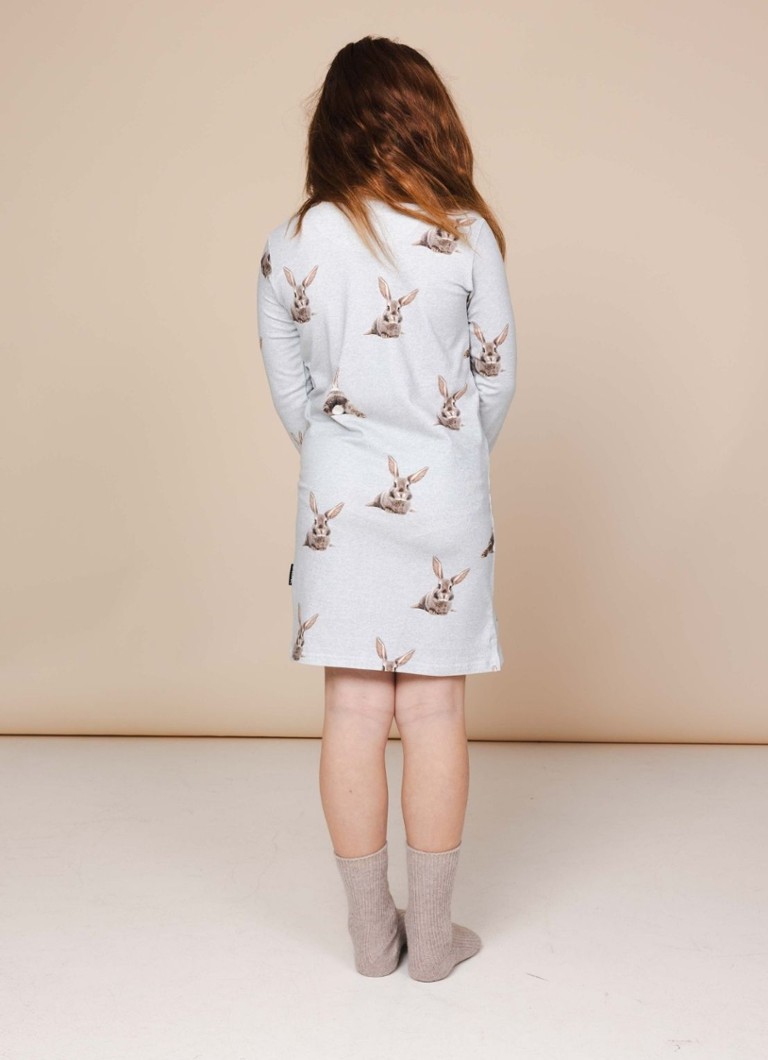 Snurk Bunny Bums organic cotton nightgown with print