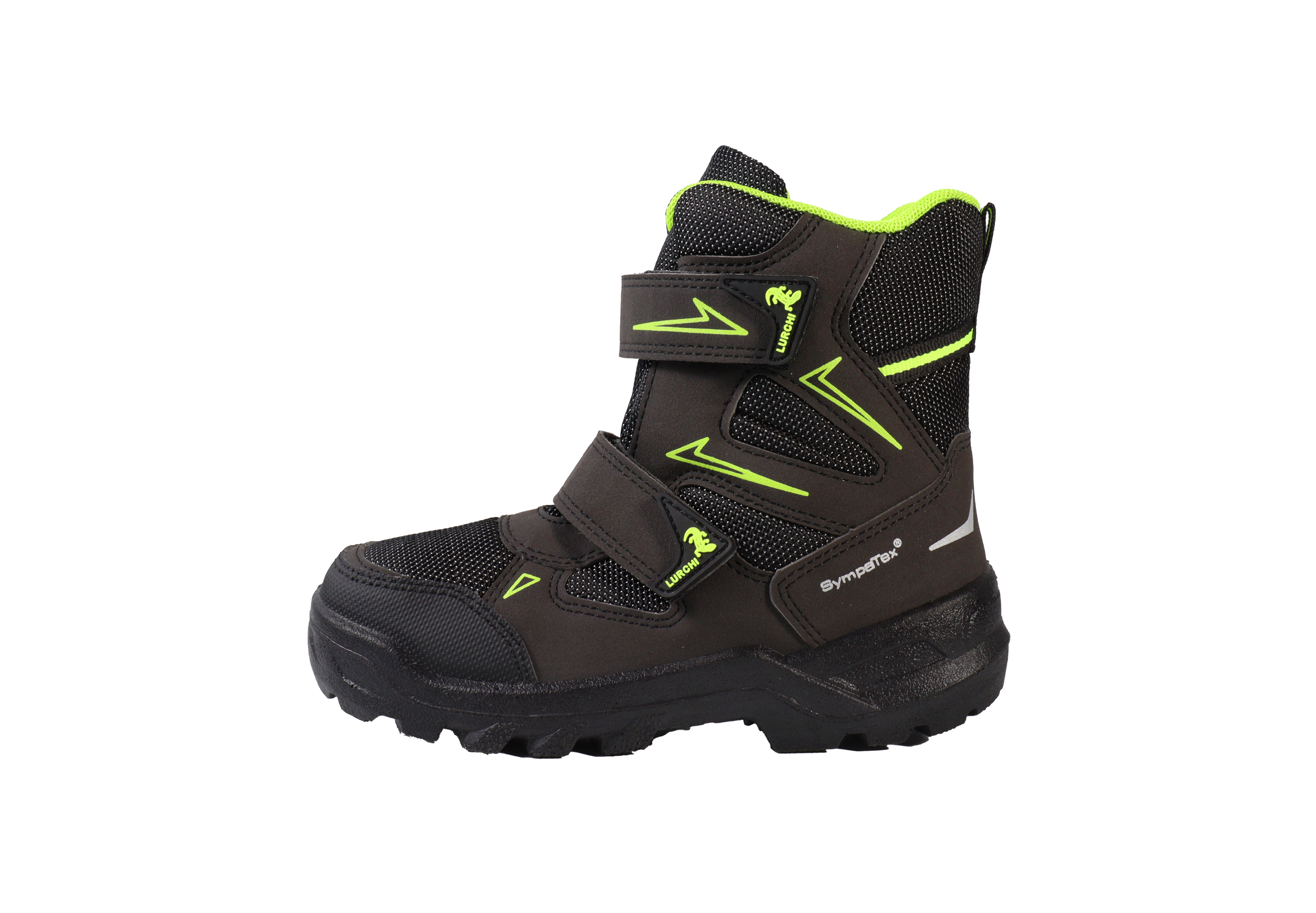 Lurchi Stiefel Krispin-SYMPATEX - black-neon yellow