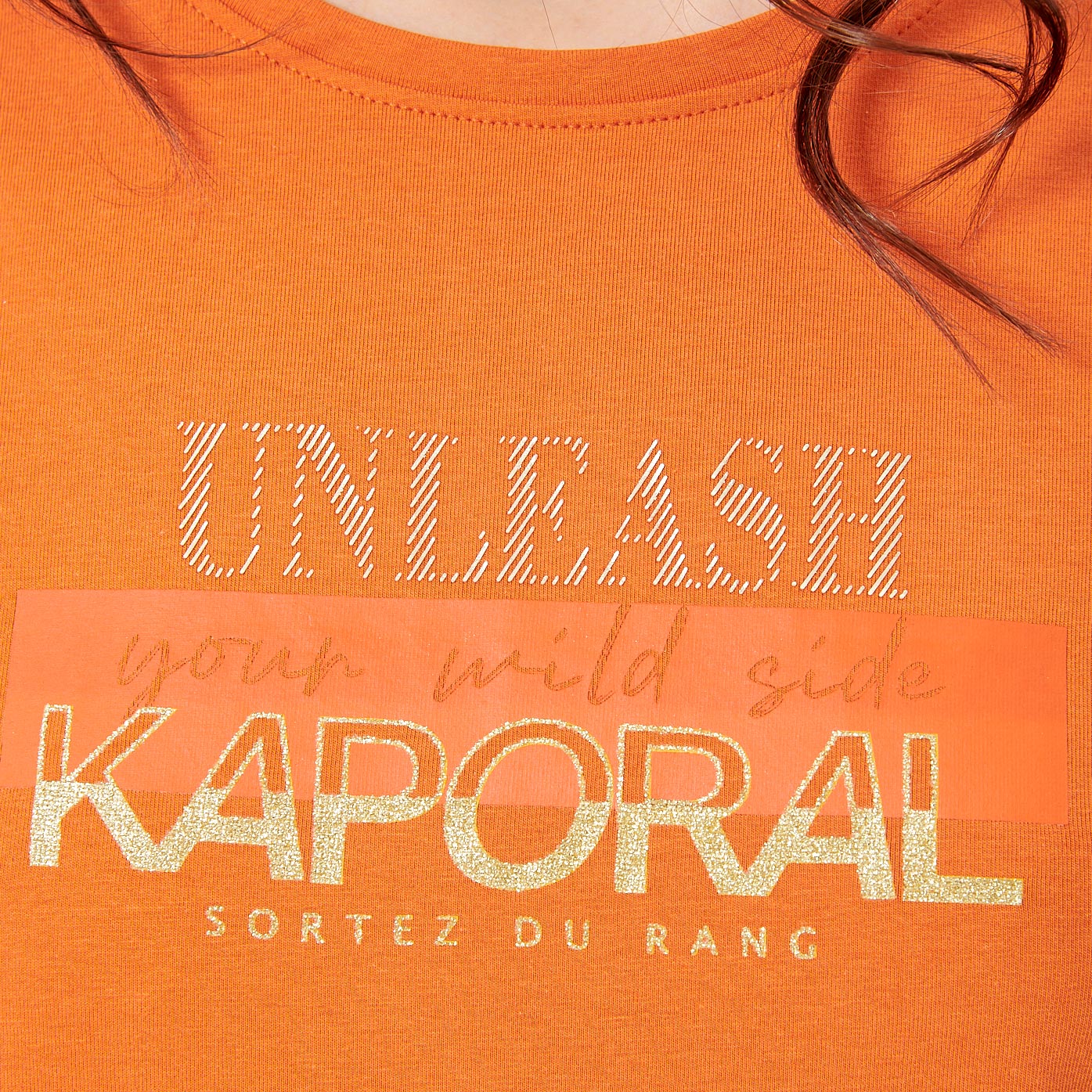 LORIE  T-shirt orange Femme